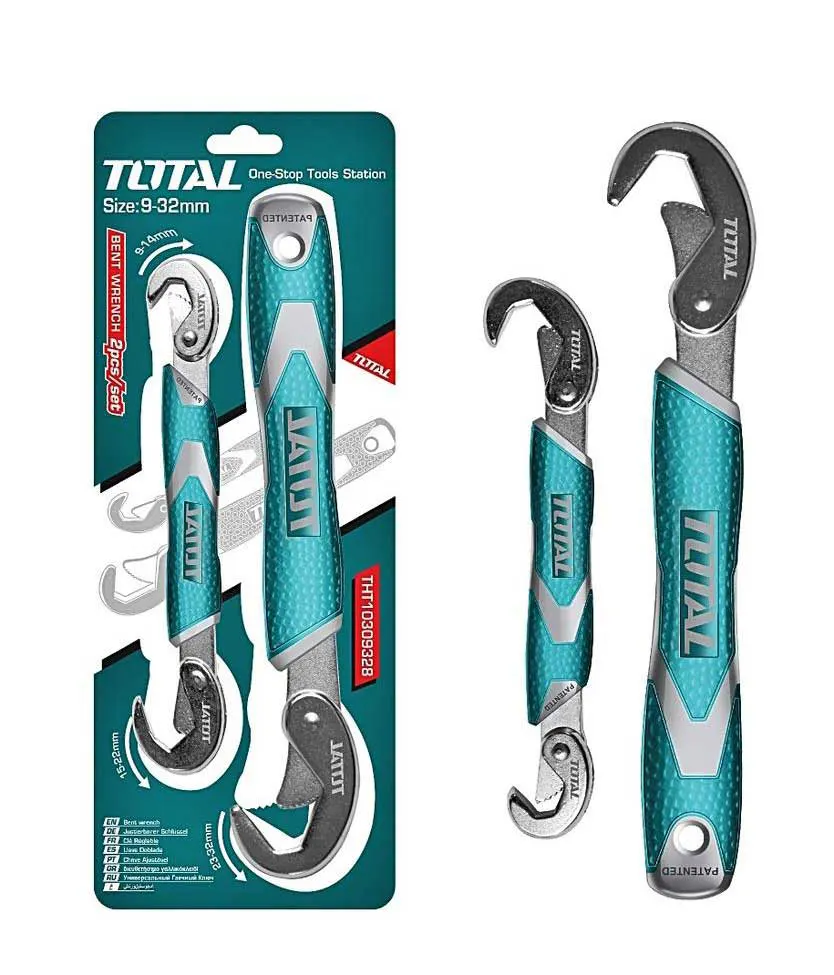 Total Multifunctional Wrench Set, 9.32 mm, 2 Pieces, THT10309328