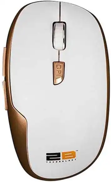 ماوس لاسلكي لافينتو من توبي  ،2.4 جيجا،أبيض x ذهبي ،MO34W