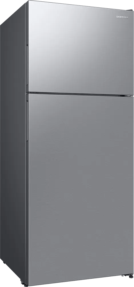ثلاجة سامسونج نوفروست، 396 لتر، 2 باب، انفرتر، لون فضى، RT40A3010SA-MR