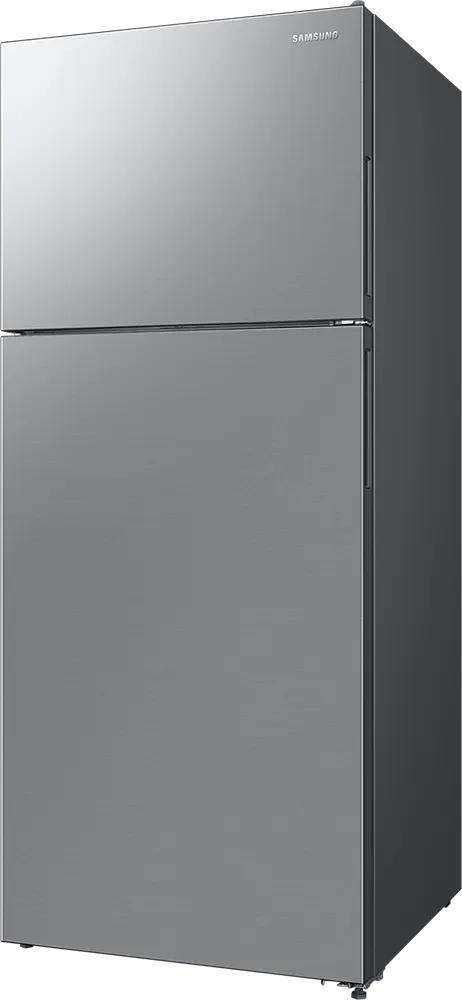 ثلاجة سامسونج نوفروست، 396 لتر، 2 باب، انفرتر، لون فضى، RT40A3010SA-MR