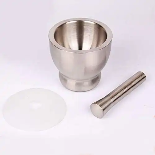 Hon made of stainless steel with cover