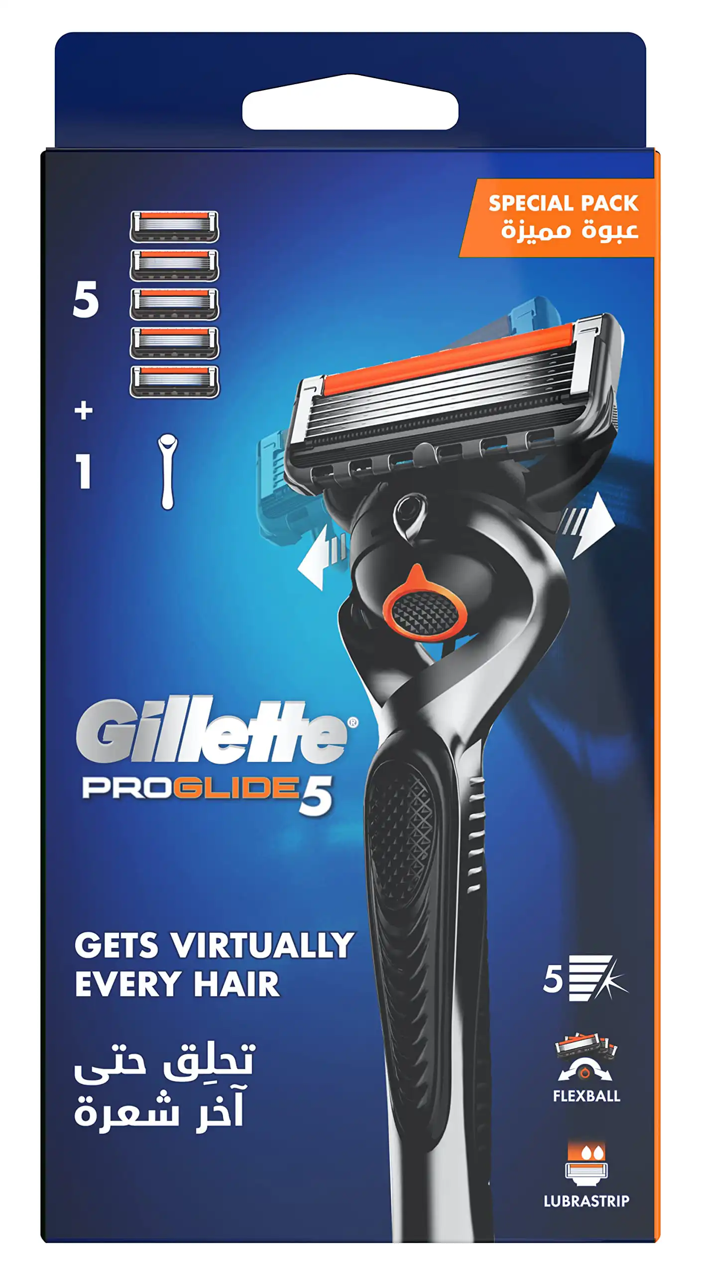 Gillette Proglide 5 Handle + 5 Blades