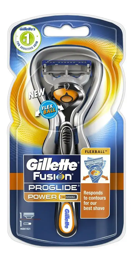 شفرة حلاقة من جيليت فيوجن بروجلايد باور ، أسود