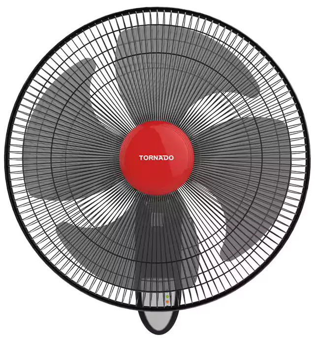 مروحة حائط تورنيدو 16 بوصة ، 4 ريشة ، أسود EPS-16R