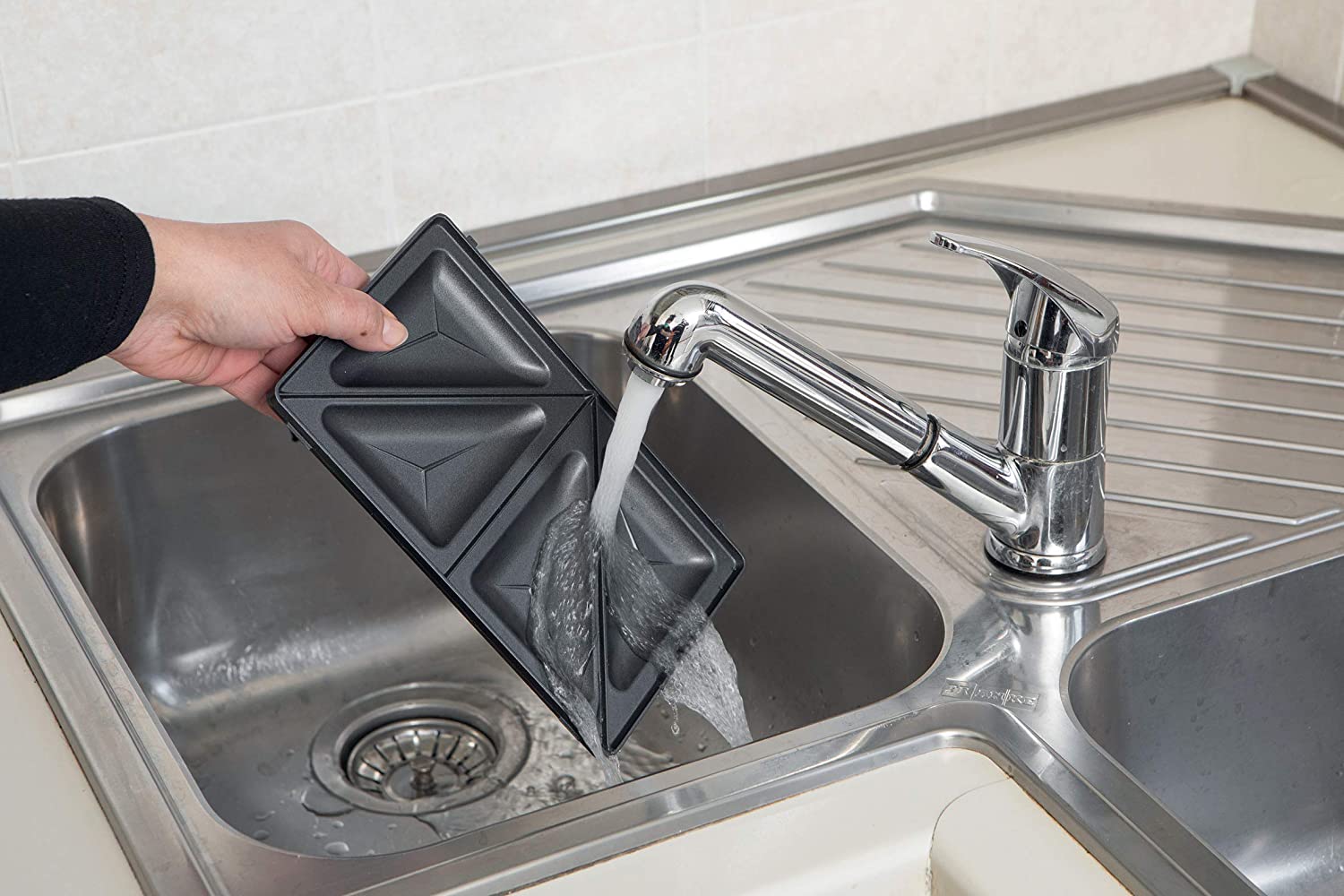 صانع الساندوتش والوافل كينوود ،3 شرائح، 750 وات ، فضي ، SMM02