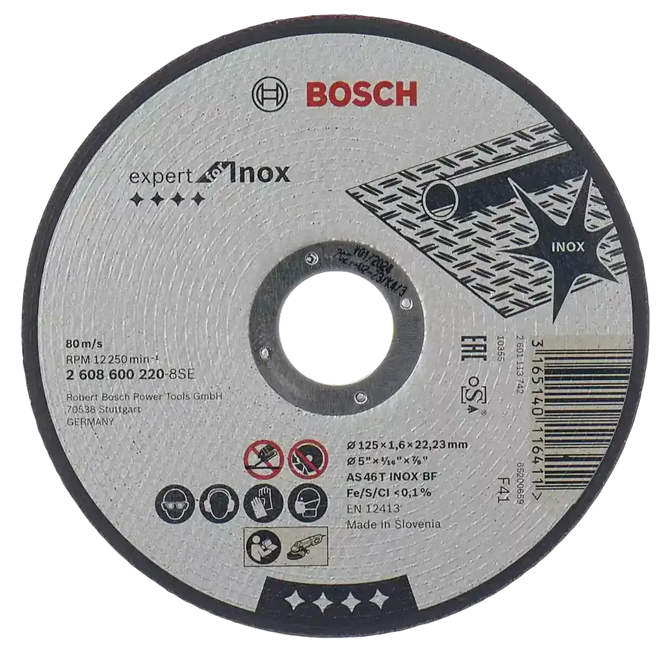 اسطوانة قطعية استنالس بوش، 125 مم، 2 608 600 220