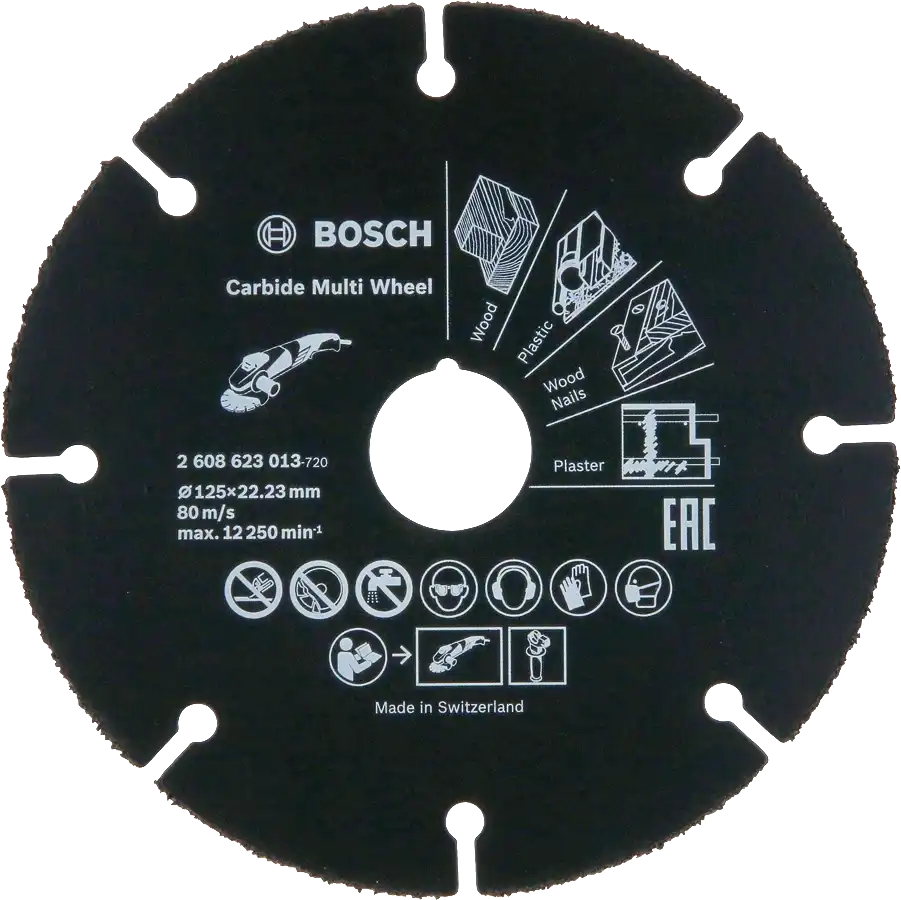 اسطوانة قطع خشب بوش، 125مم، 2 608 623 013