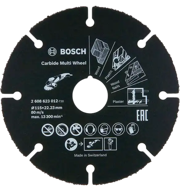 اسطوانة قطع متعددة الاستخام بوش، 115مم، 2 608 623 012