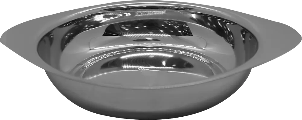 طبق استانلس دائري بيدين، مقاس 3