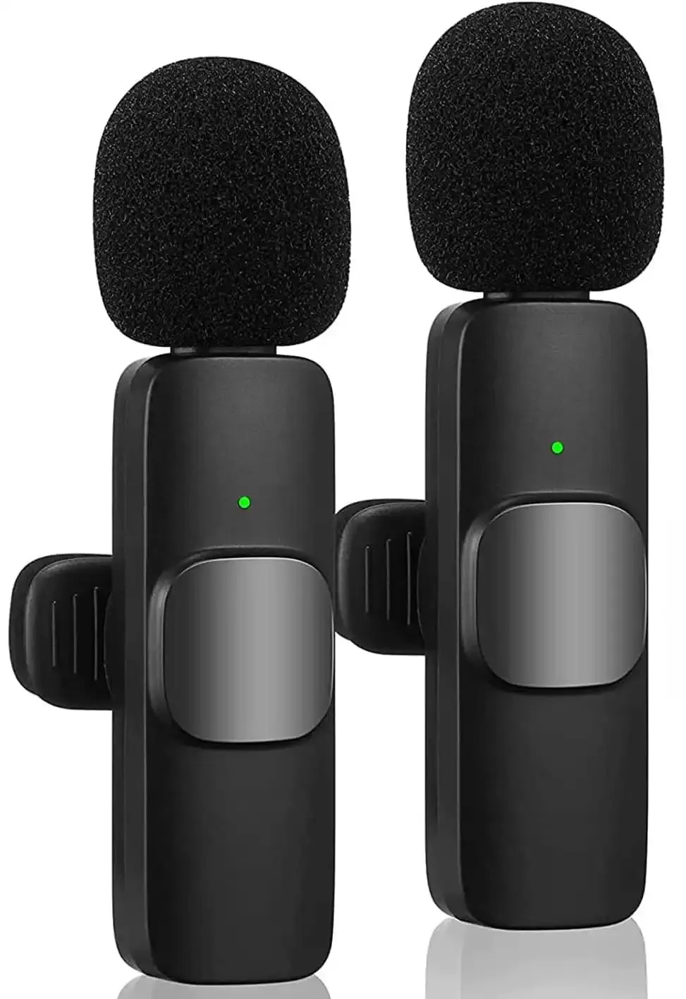 ميكروفون لاسلكي مكثف ، مشبك ، أسود، K9 FOR TYPE-C