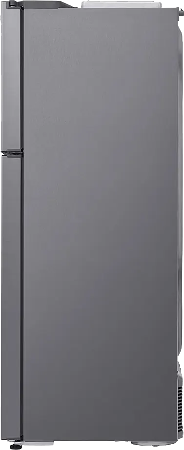 ثلاجة ال جي نوفروست ، 592 لتر، 2 باب، صنبور مياه، شاشة ليد، انفرتر، فضي، GR-F822HLHM