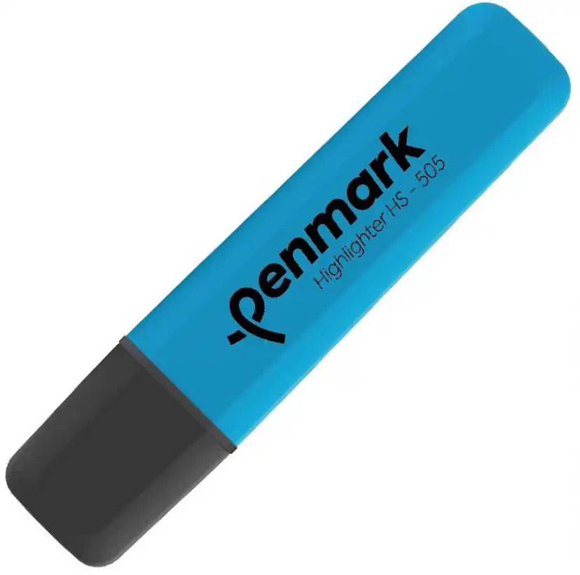 قلم هايلايتر بينمارك فسفوري تركي ، نيون  لبنى، سن مشطوف