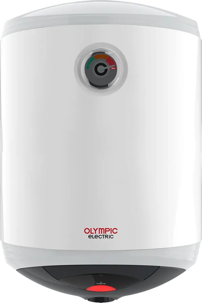 سخان مياه كهرباء اولمبيك هيرو 50 لتر، مؤشر، أبيض