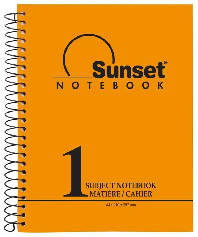 كشكول سلك وان سبجكت A4 من مينترا، 192 ورقة، لون متعدد