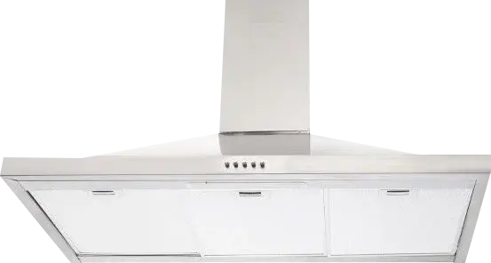 شفاط بلت ان  بلاك اند وايت هرمي، 90 سم، 3 سرعات، سيلفر، CY.970