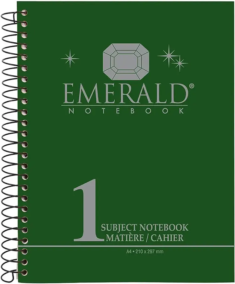 كشكول سلك وان سبجكت A4 من مينترا، 144 ورقة، لون متعدد