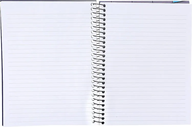 كشكول سلك وان سبجكت A4 من مينترا، 144 ورقة، لون متعدد