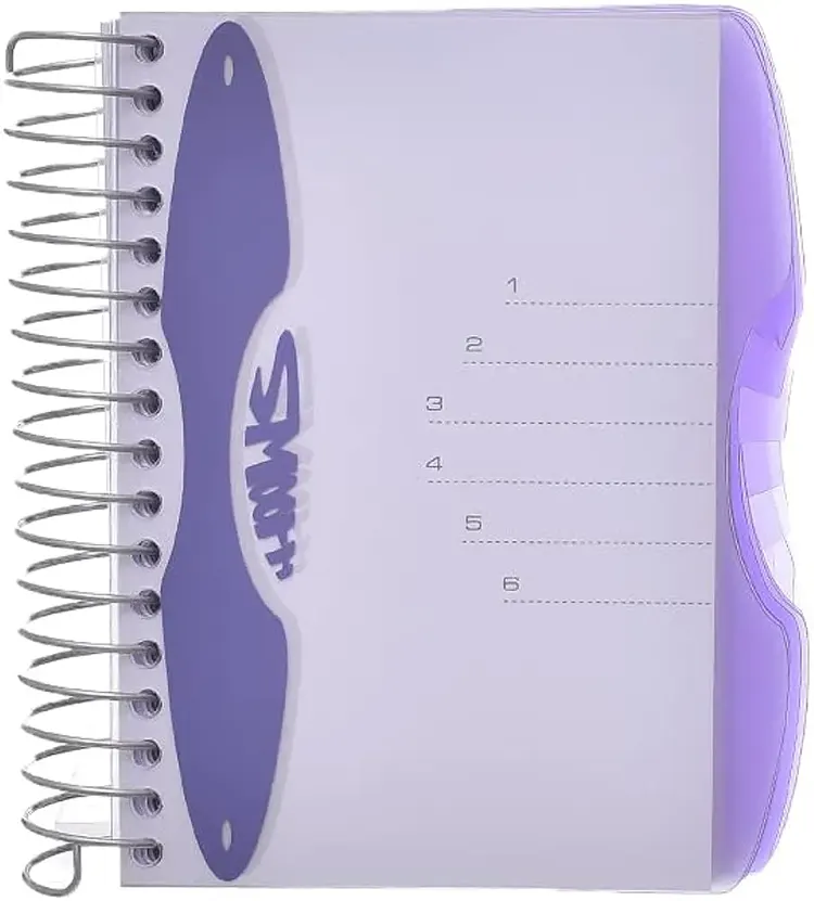 كشكول سلك سموث A5 من مينترا، 100 ورقة، لون متعدد