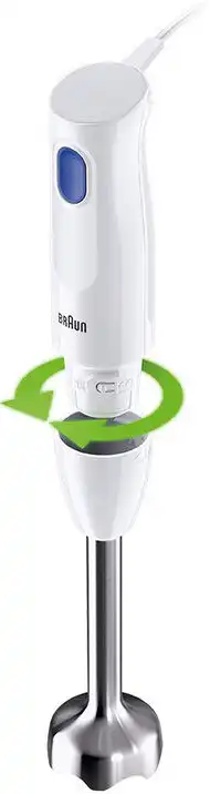 هاند بلندر براون مالتي كويك 1، 450 وات، 600 مللي، مزود بمضرب بيض وكبة، أبيض ،MQ10.202MWH(بضمان راية)