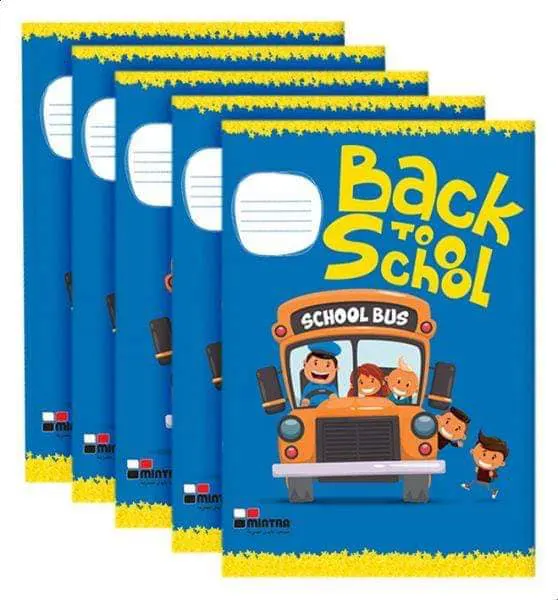 كشكول مربعات دبوس من مينترا، 60 ورقة، لون متعدد