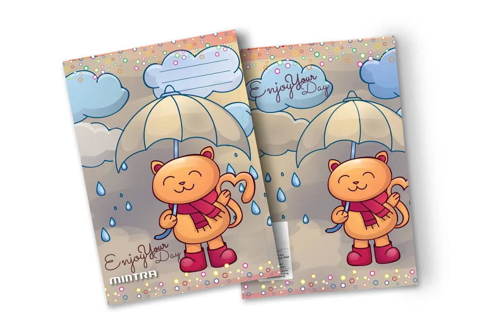 كشكول دبوس من منترا، 40 ورقة، لون متعدد