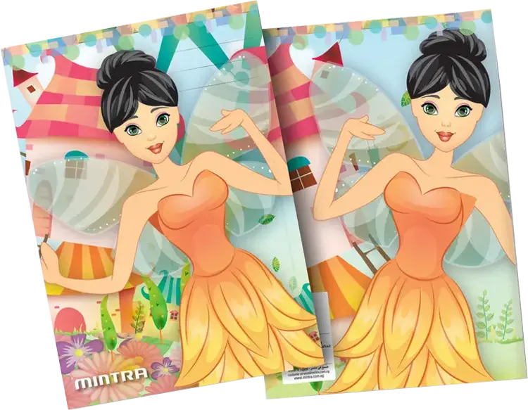 كشكول دبوس من منترا، 40 ورقة، لون متعدد