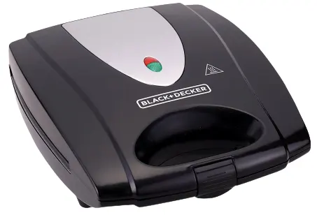 صانع السندوتشات بلاك اند ديكر ،4 شرائح ،1400 وات، أسود، TS4080