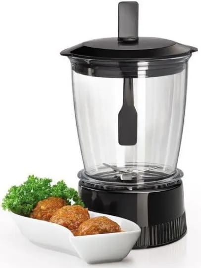 خلاط كهربائي بلاك اند ديكر، 600 وات، 1.5 لتر، بمطحنة وكبة، أسود ،BX600G