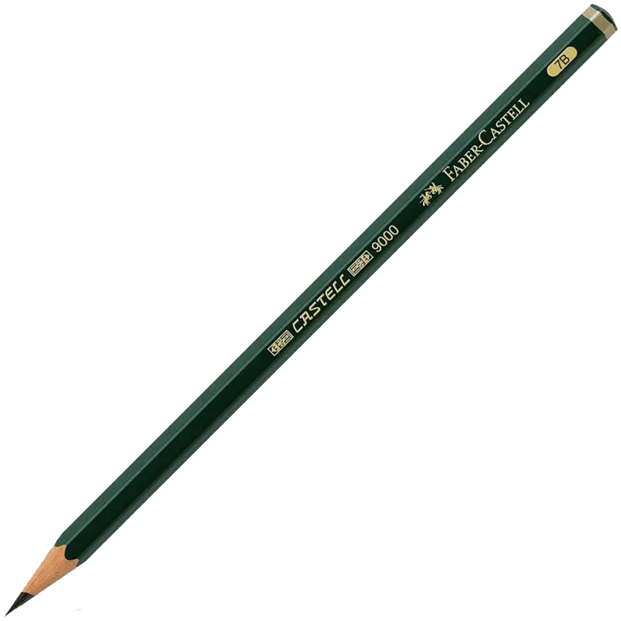 قلم رصاص فابر كاستل 9000 7B، أخضر