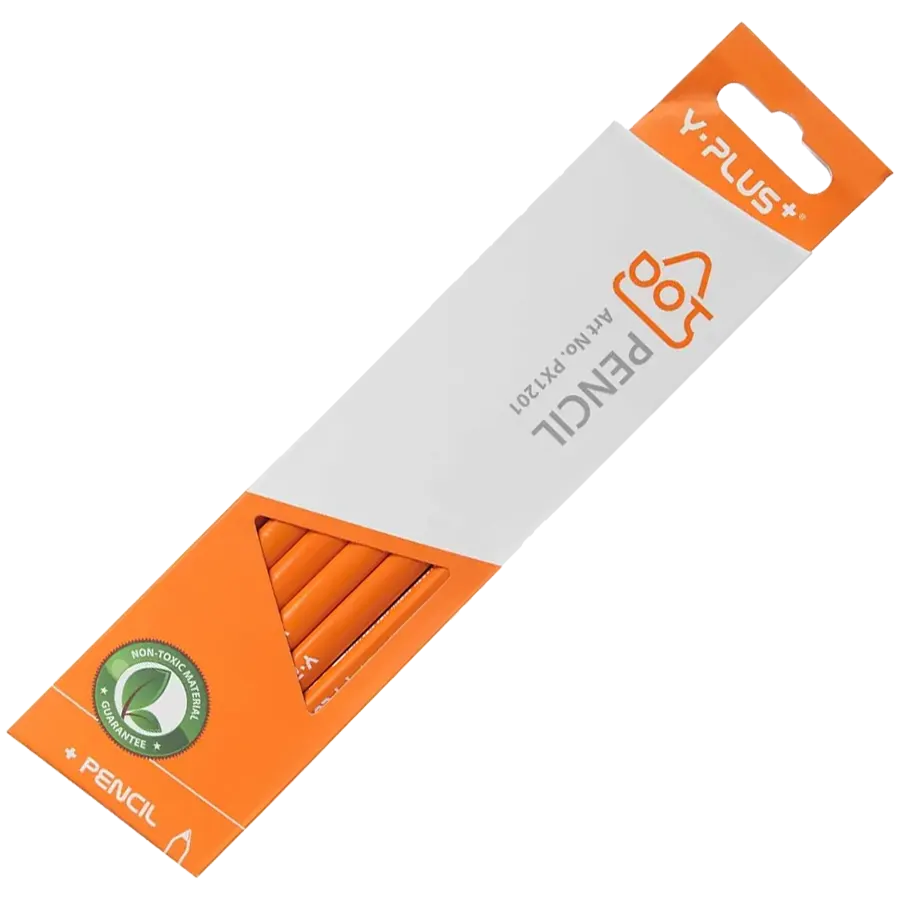 طقم قلم رصاص واي-بلس 12 قطعة ،برتقالي