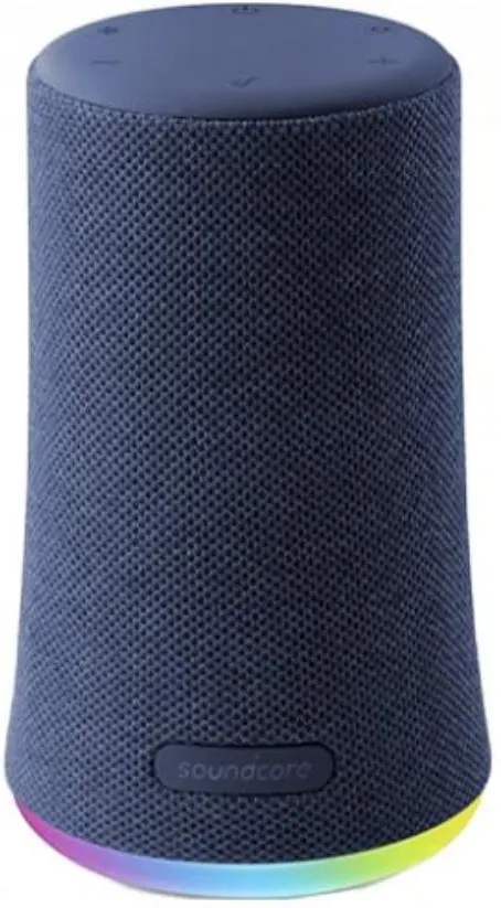 مكبر صوت انكر فلير ميني، بلوتوث، 10 وات، اضاءة ليد، أزرق ،A3167032