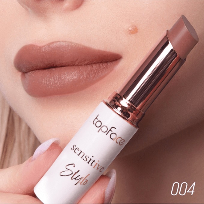 أحمر شفاه سينستيف ستايلو من توب فيس 004 براون شوجر