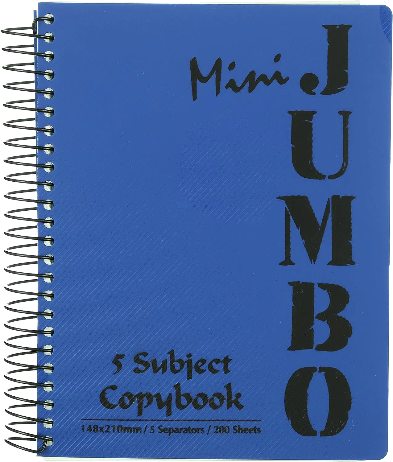 كشكول سلك منترا مينى جامبو، 200 ورقة، 5 فاصل، ألوان متعددة