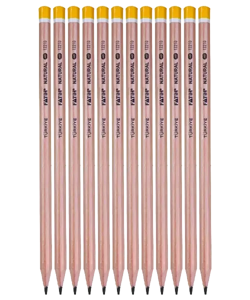 دستة قلم رصاص تركي الفاتح 12 قطعة HB، بينك