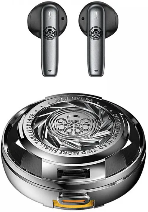 سماعة RECCI REP-W56، بلوتوث 5.3، بطارية 250 مللي أمبير، سلفر