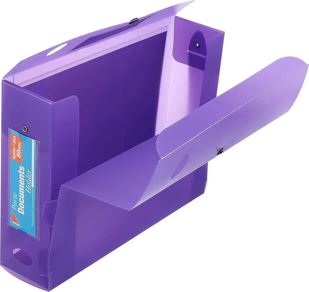 حافظة مستندات مينترا 80 ملي ، بلاستيك، ألوان متعددة