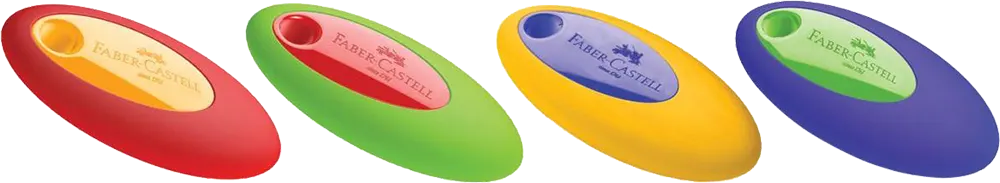 أستيكة فابر كاستل، بيضاوي، قطعة واحدة ، ألوان، 182330