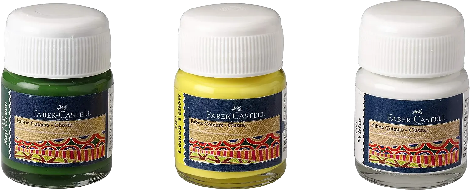 مجموعة ألوان قماش فابر كاسيل، 6 لون ،10 مللي، ألوان متعددة، 1410501