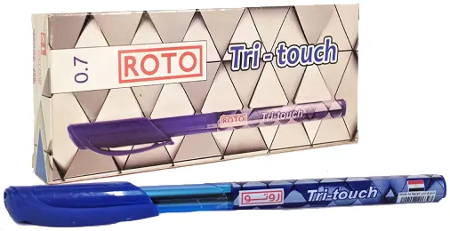 قلم روتو جاف  تري تاتش 0.7 ملم ، الوان متعددة