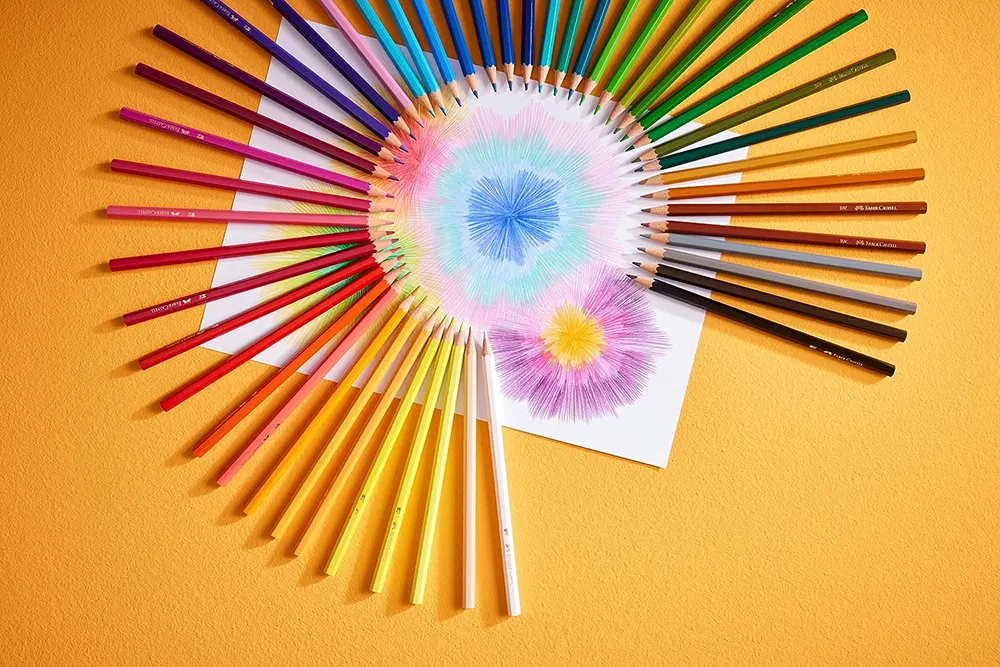 ألوان خشب من فابر كاستل، 48 لون، طويلة، ألوان متعددة