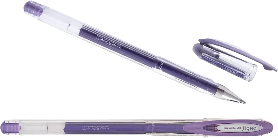 قلم جيل يوني بول سيجنو ، 0.8 ملم، رولر، بنفسجي، UM-120SP