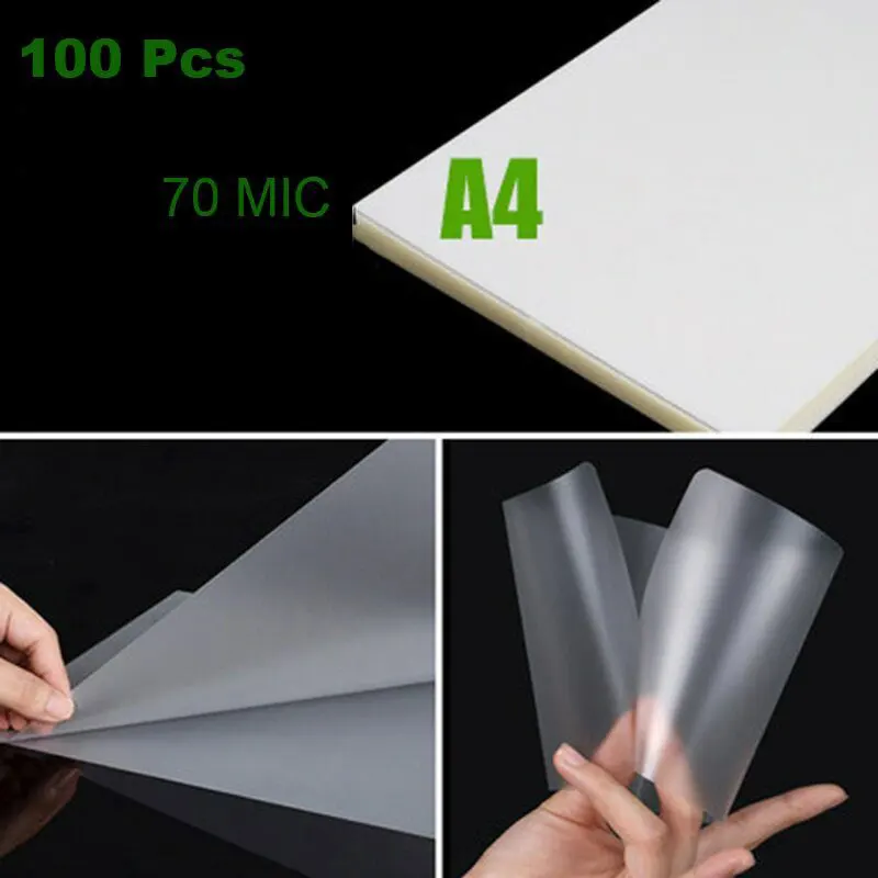 طقم اوراق تغليف حرارى رازورلاين 100 ميكرون A4