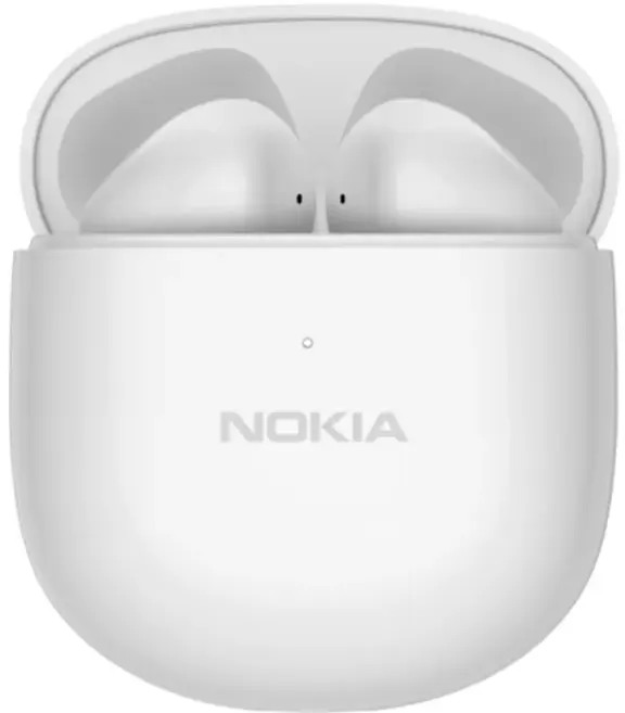 سماعة ايربودز نوكيا اسنشيال ترو E3110، بلوتوث 5.1، بطارية 250 مللي أمبير، أبيض
