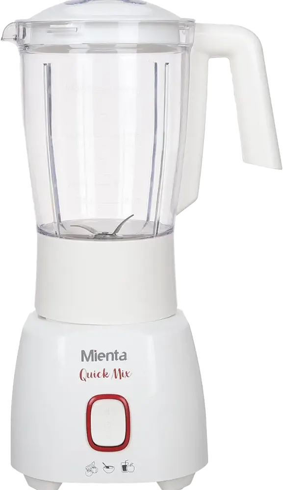 خلاط كهربائي ميانتا كويك ميكس، 400 وات، 1.5 لتر، أبيض، BL1261A