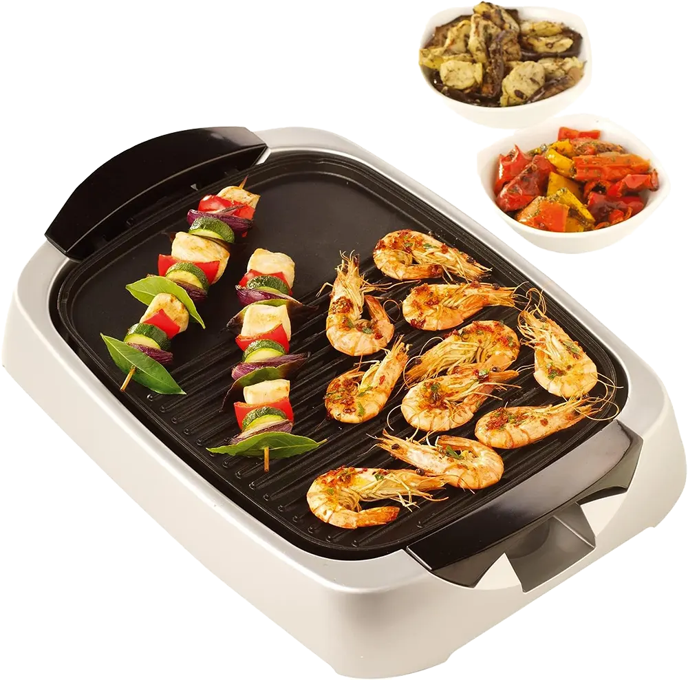 شواية كهربائية كينوود، 2000 وات، فضي، HG266، (بضمان راية)