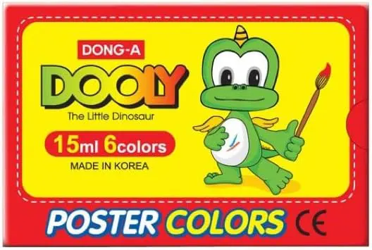 ألوان بوستر دولي من دونج -ايه ،6 لون ،15 مللي ، ألوان متعددة