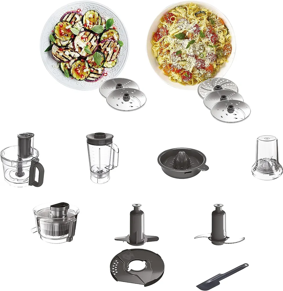 محضر طعام كينود مالتي برو اكسبريس، 1000 وات، 30 وظيفة، أبيض، FDP65750WH، (بضمان راية)