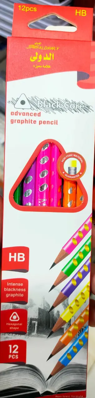 علبة قلم رصاص الدولي ،12 قطعة ،HB