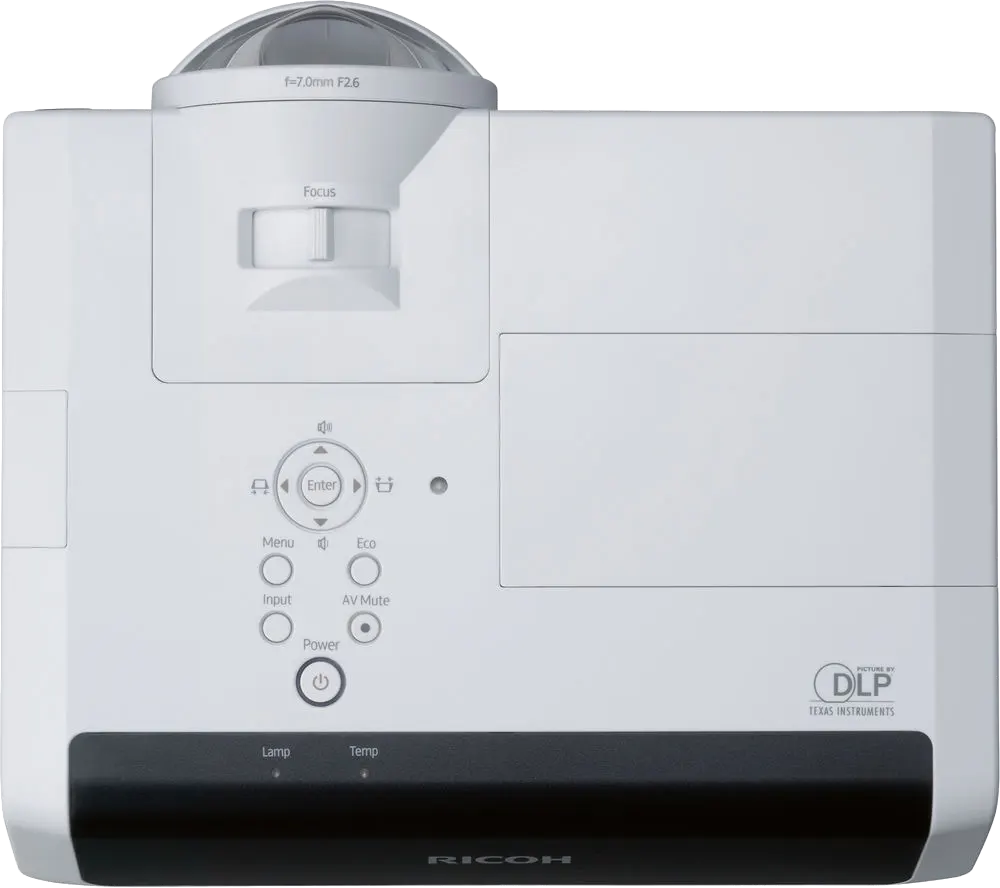 بروجيكتور ريكو، دقة WXGA، 3300 لومن، منفذ HDMI، أبيض، PJ WX4241N