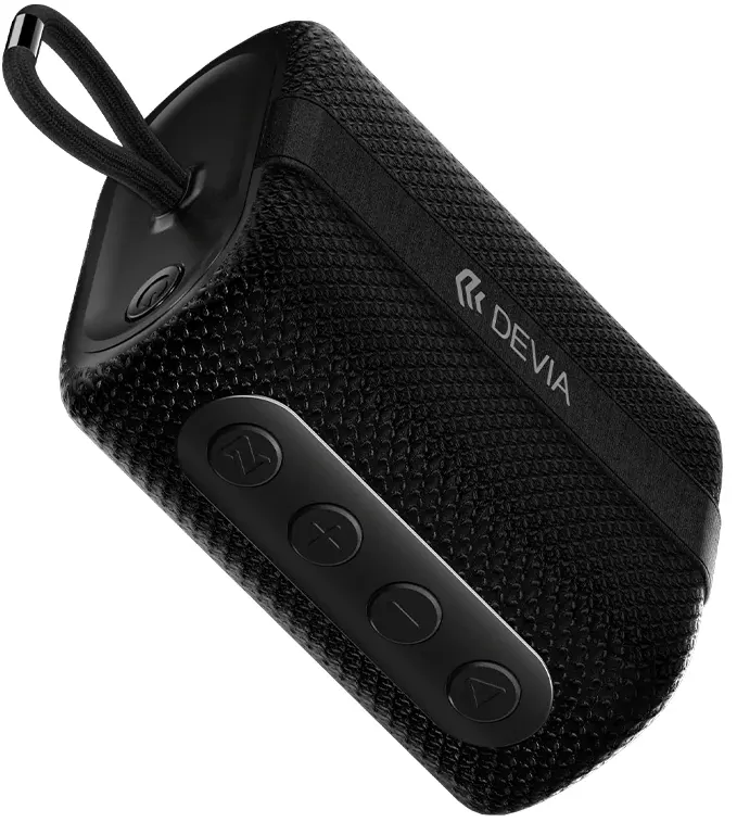 مكبر صوت ديفيا لاسلكي ، بلوتوث ، 5 وات، بطارية 400 مللي امبير، أسود ،	SP-35-6